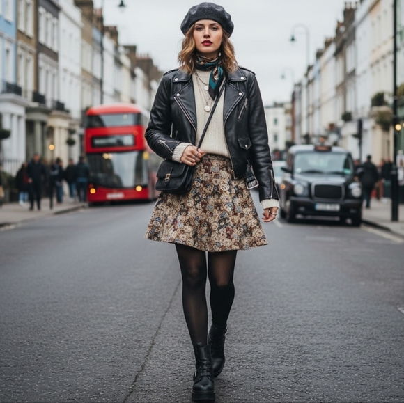 y2k Dresses & Skirts - Rare! Vintage-Style Teddy Bear Tapestry Mini Skirt (S/M)